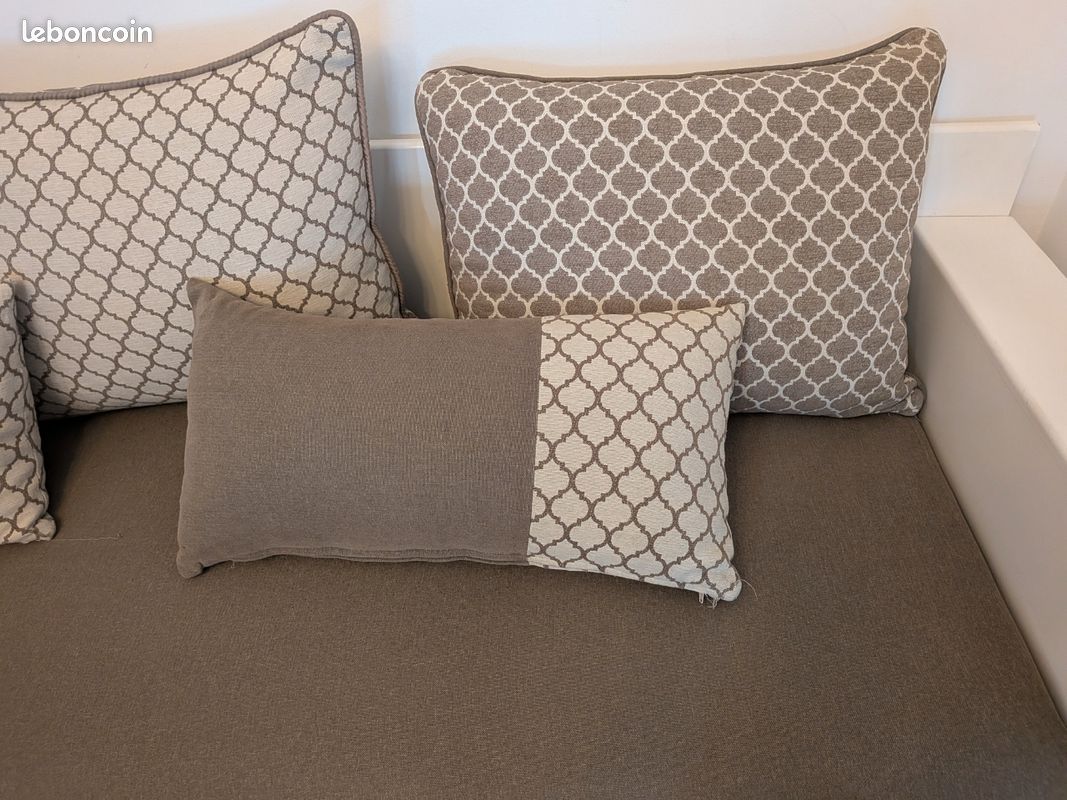 Lot de 2 canaper marocains + matelas + coussins (image 2)