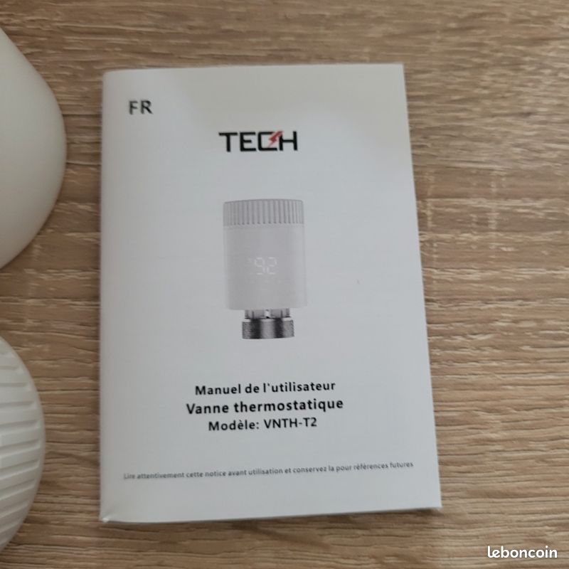 Lot de 12 tête thermostatique connecté NEUF TECH+ PASSERELLE ZIGBEE (image 3)