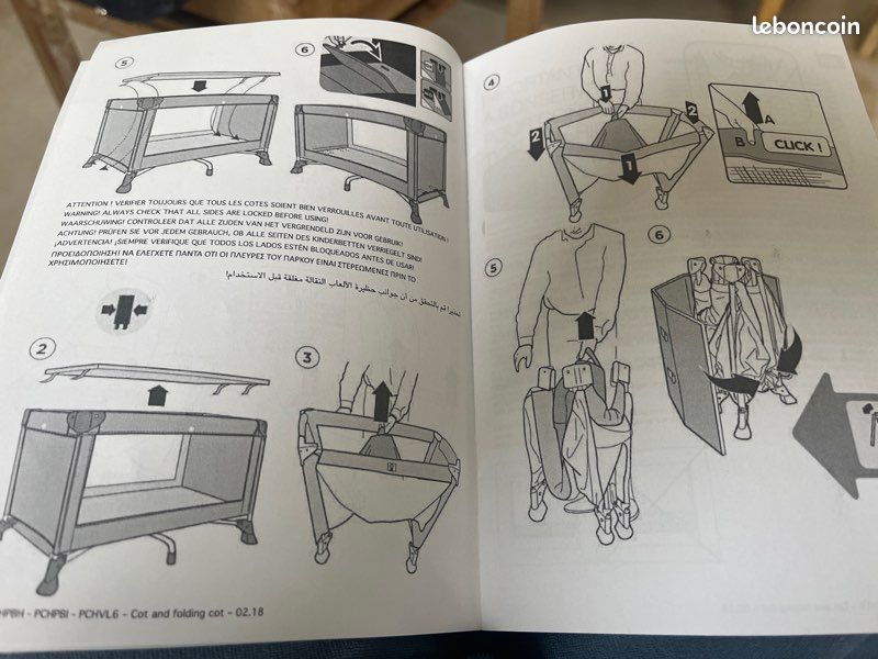 Lit pliant bébé Premaman (image 3)