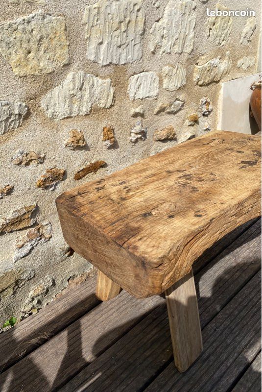 Banc/tabouret en bois (image 4)
