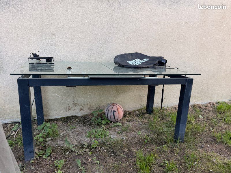 Table en verre extensible extérieur (image 1)
