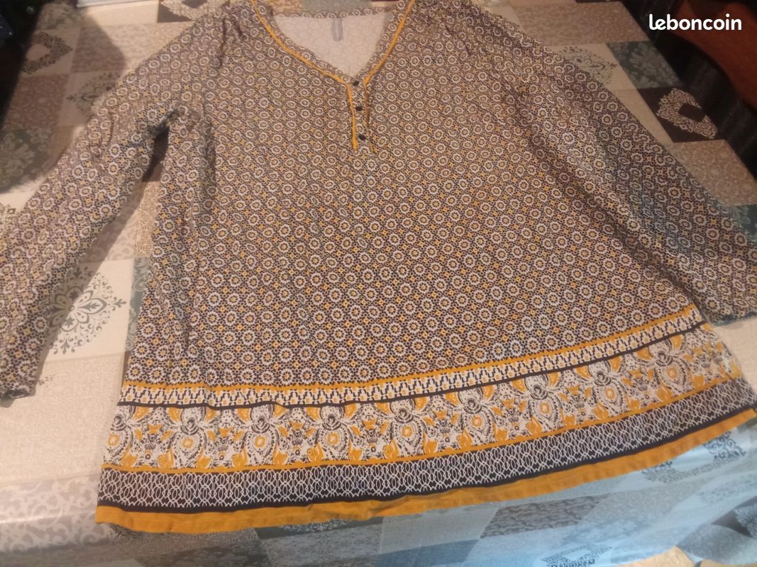 Tunique femme taille 48 très peu porté Vêtements