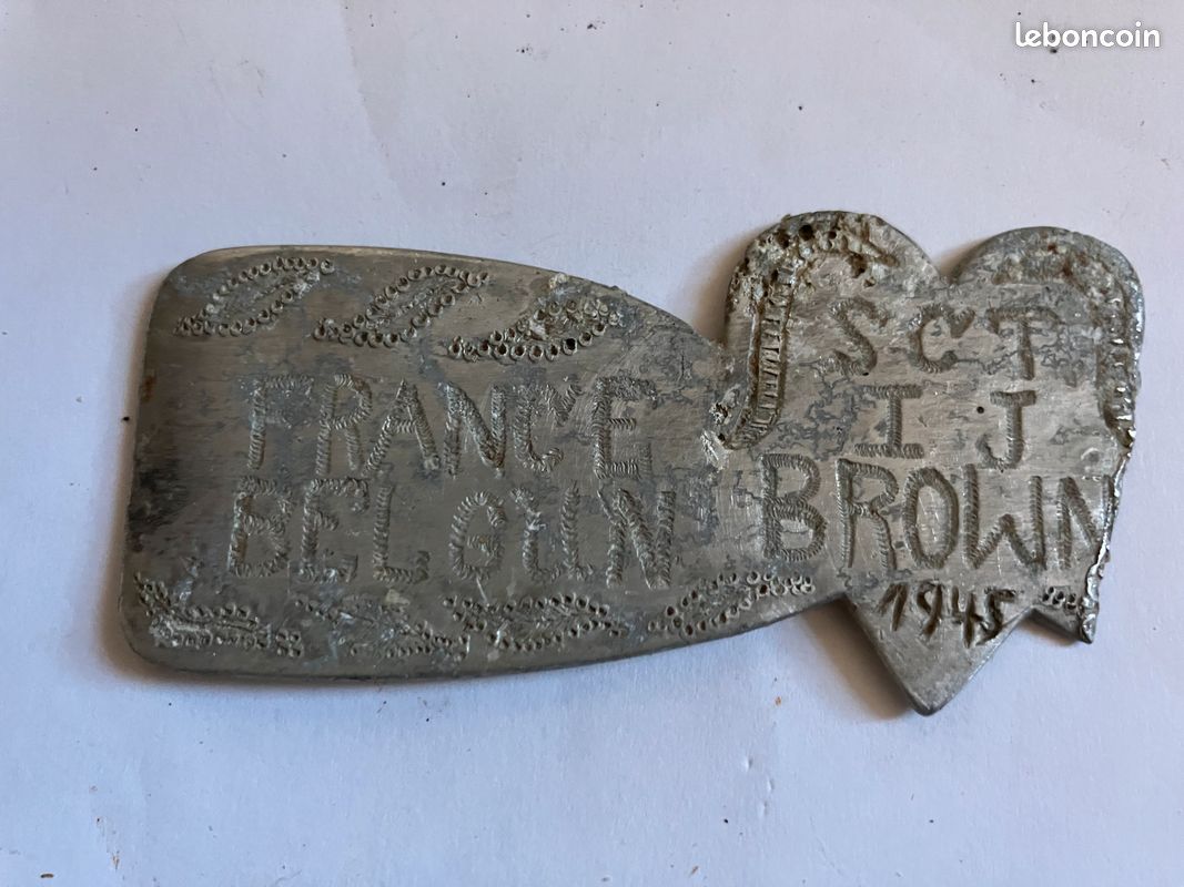 Gamelle et plaque us gravèe 2 guerre (image 7)