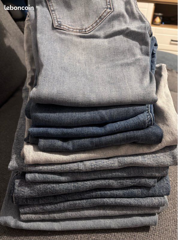 Pantalons denim femme taille 34 Vêtements