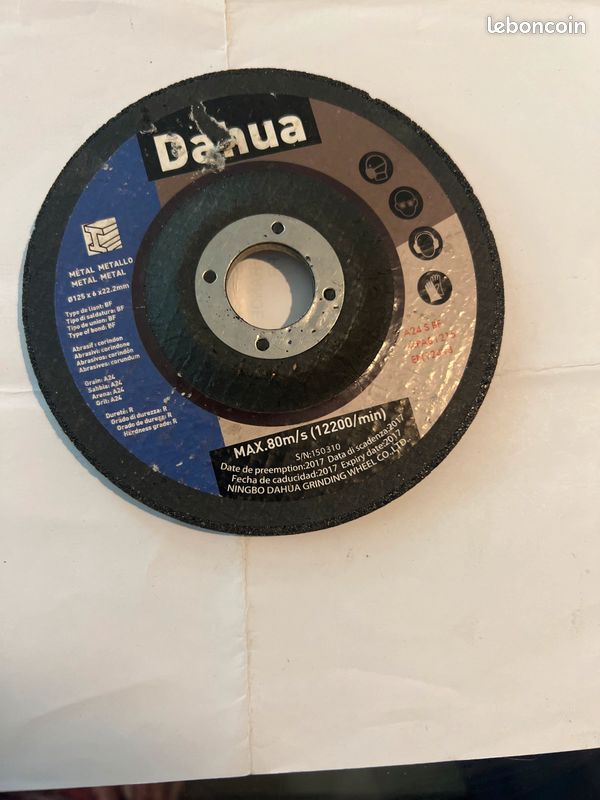 Disque métal pour la disqueuse (image 1)