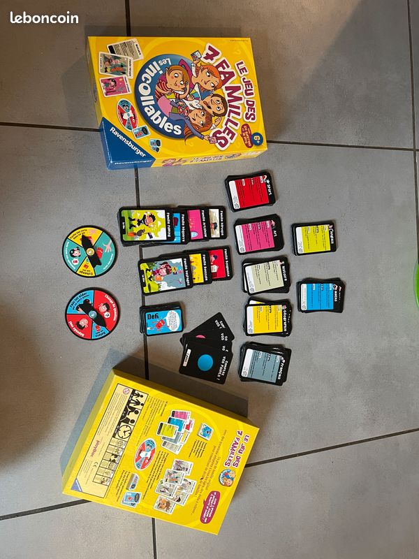 Le jeu des 7 familles des incollables (image 1)