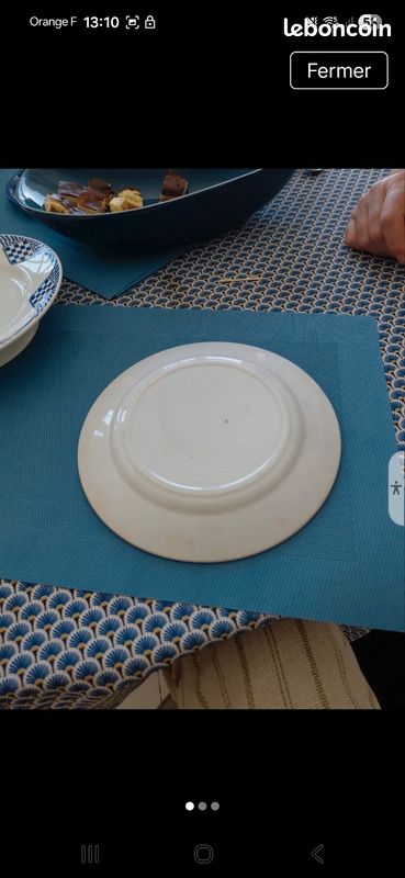 Assiette Terre de Fer vintage (image 3)