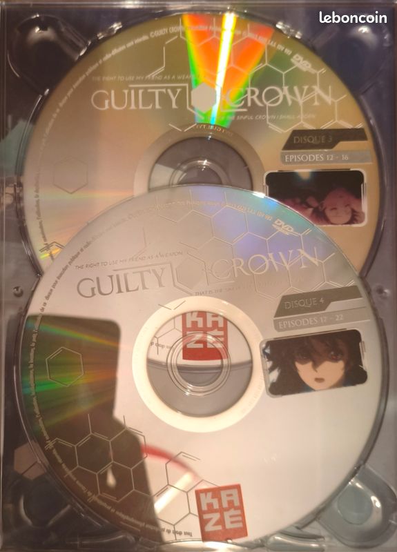 Guilty Crown Intégrale Box 1/2 + Box 2/2 (combo Blu-Ray/DVD) (image 13)