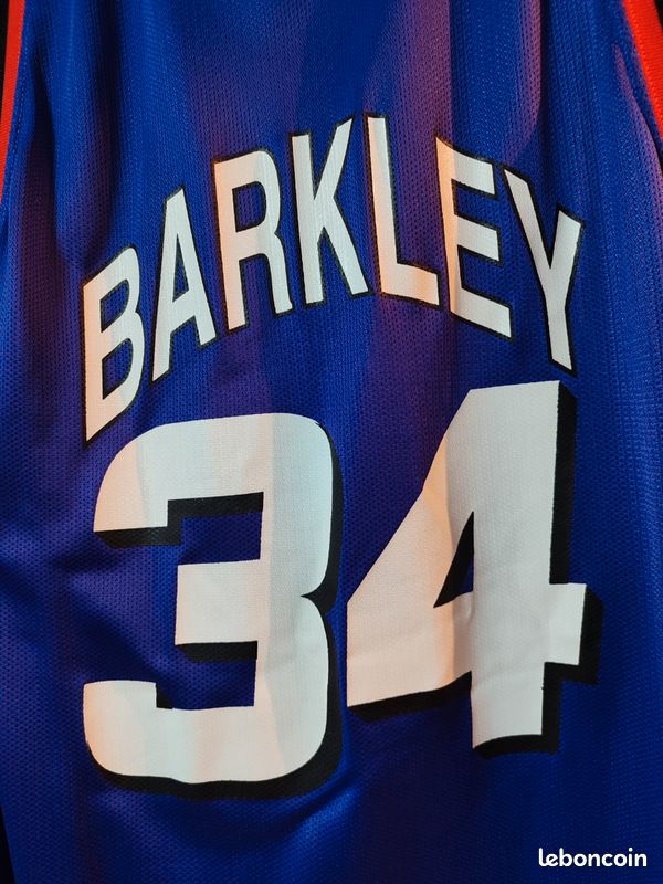 Maillot NBA Charles Barkley - Phoenix Suns, Taille XL (48), Couleur Violet - Neuf Sans Emballage