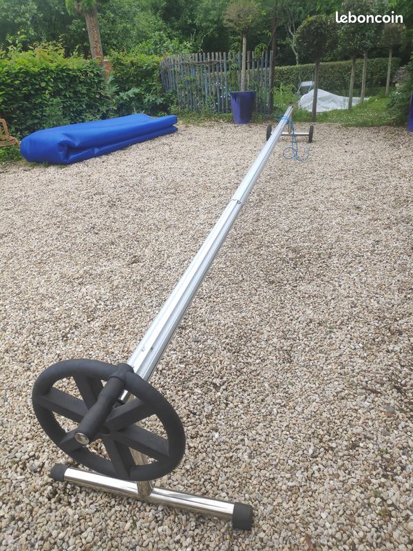 Bâche à bulles piscine + enrouleur aluminium (image 2)