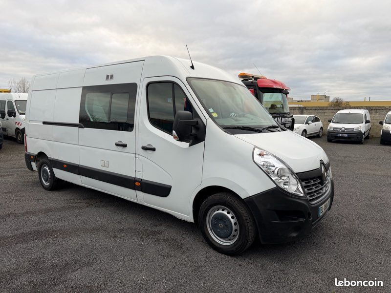 Renault master 2.3 dci 130 ch l3h2 7 places cabine approfondie tva récupérable (image 1)