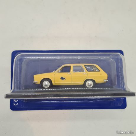 Miniature Renault 12 break - 1971 véhicules postaux 1:43 éditions Atlas - Collection