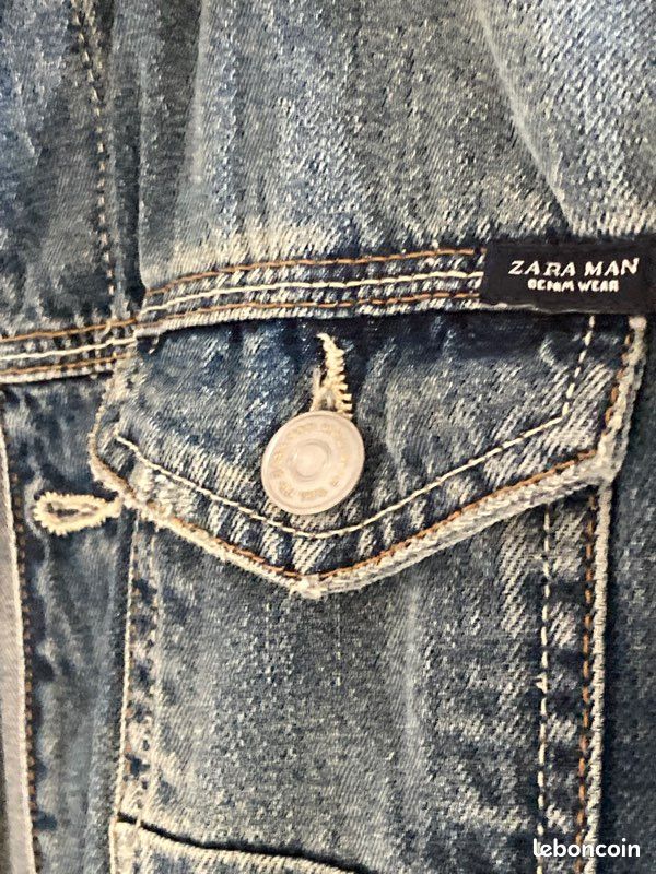 Denim Jacket Zara Veste Jean Zara Homme Veste En Jean Zara Homme M