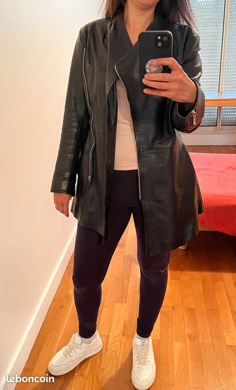 Veste cuir femme (image 1)