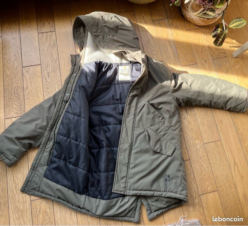 Doudoune IKKS en kaki 12 ans Vêtements