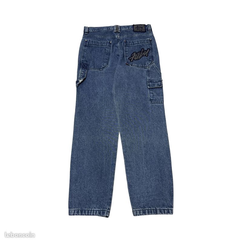Jeans FUBU The Collection - Taille 14 - Coupe Bootcut - Noir - Jeunesse - Occasion