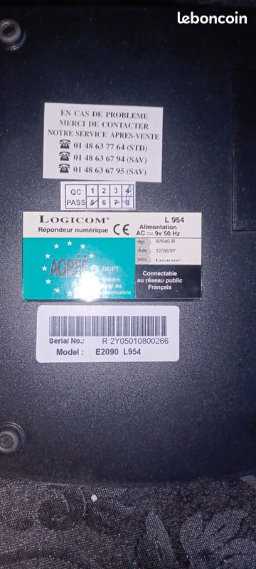 Répondeur marque logicom (image 1)