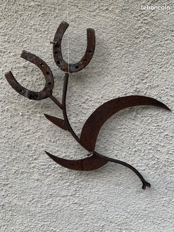 Fleur en fer forgé (image 3)