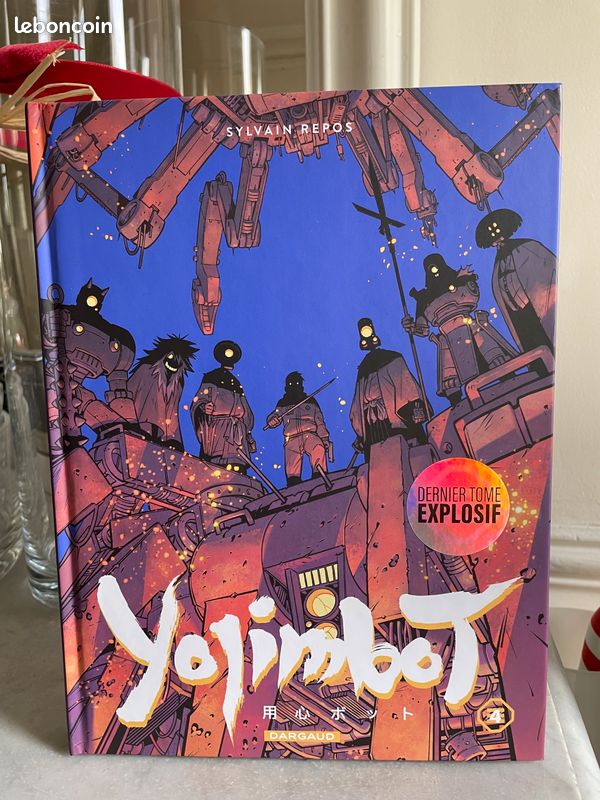 Bd Yojimbot #4 dédicace de Sylvain Repos, Dargaud EO (image 1)