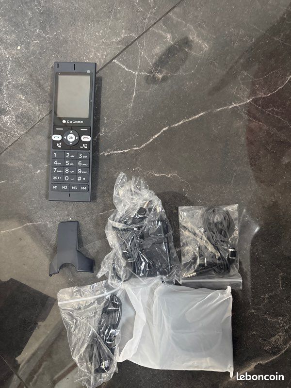 Téléphone fixe 4G avec base + SIM – Cocomm DT200 neuf (image 4)