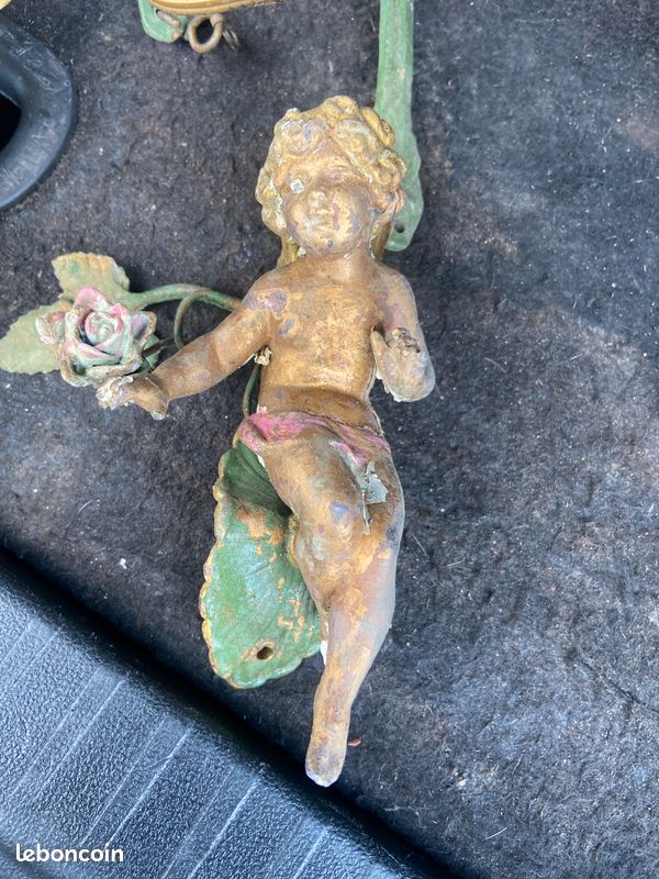 Lustre ancien en bronze (image 3)
