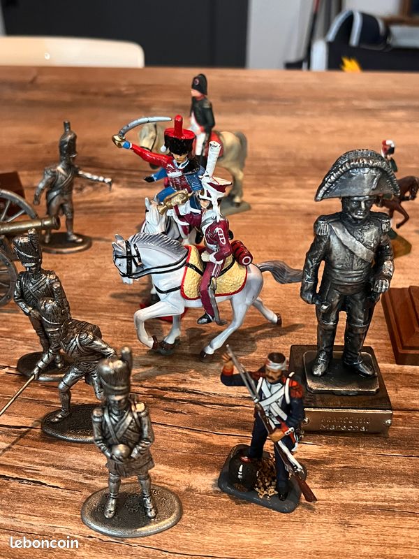Figurine Étain – Cavalier De L'Armée Napoléonienne – Fabrication Française