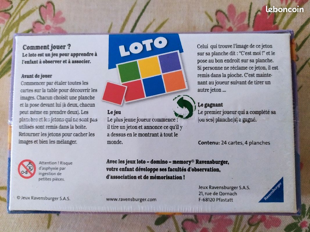 Jeu Loto de Winnie l'ourson NEUF (image 3)