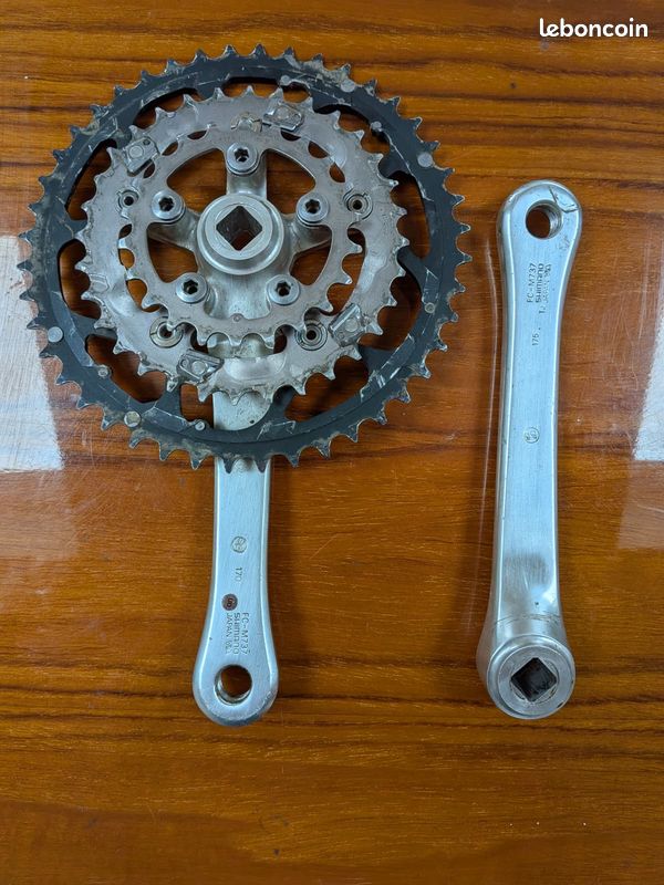 Pédalier Shimano Deore XT FC-M751 170mm - Occasion Du Japon - Pour VTT