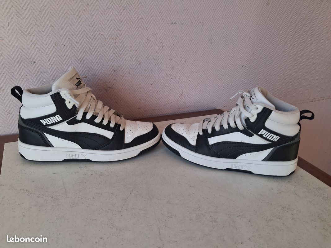 PUMA baskets hautes cuir femme taille 38 (image 6)
