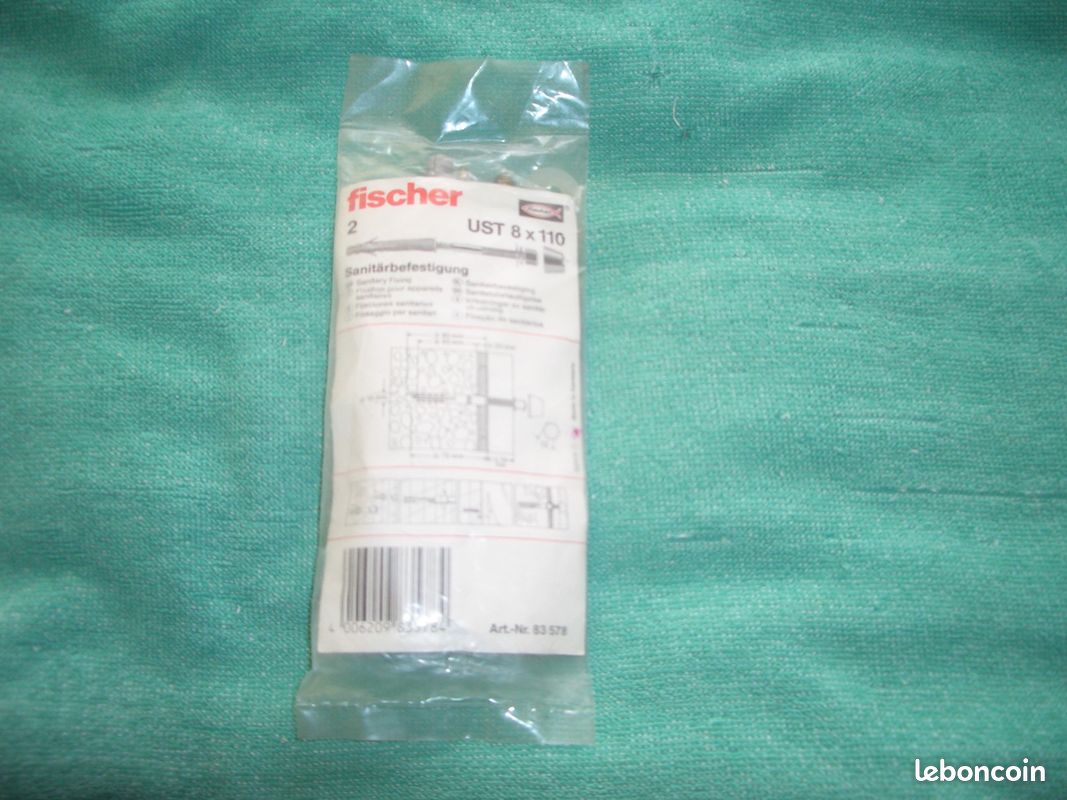 Fixations FISCHER pour Appareils Sanitaires - NEUVES (image 1)