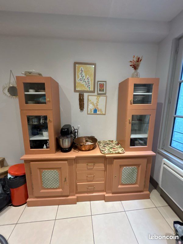 Meuble type buffet orange (image 5)