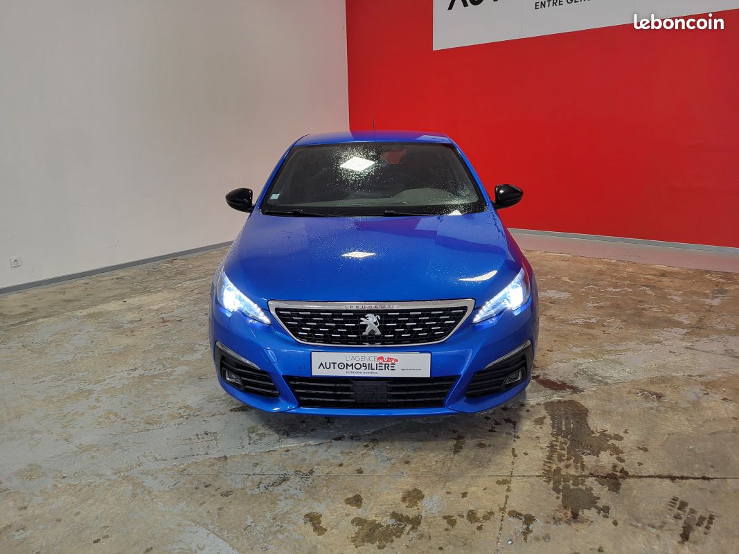 Peugeot 308 peugeot 308 ii 130 s&s gt eat8 - bleu vertigo - distribution ok mars 2026 (image 2)