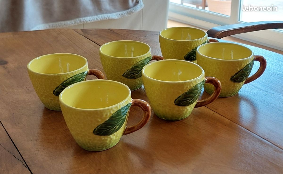 UMU® Service à thé en Bois - avec Tasses colorées, tranches de Citron, sachets de thé, etc. - Jouet en Bois pour Enfants à partir de 3, 4, 5, 6 Ans