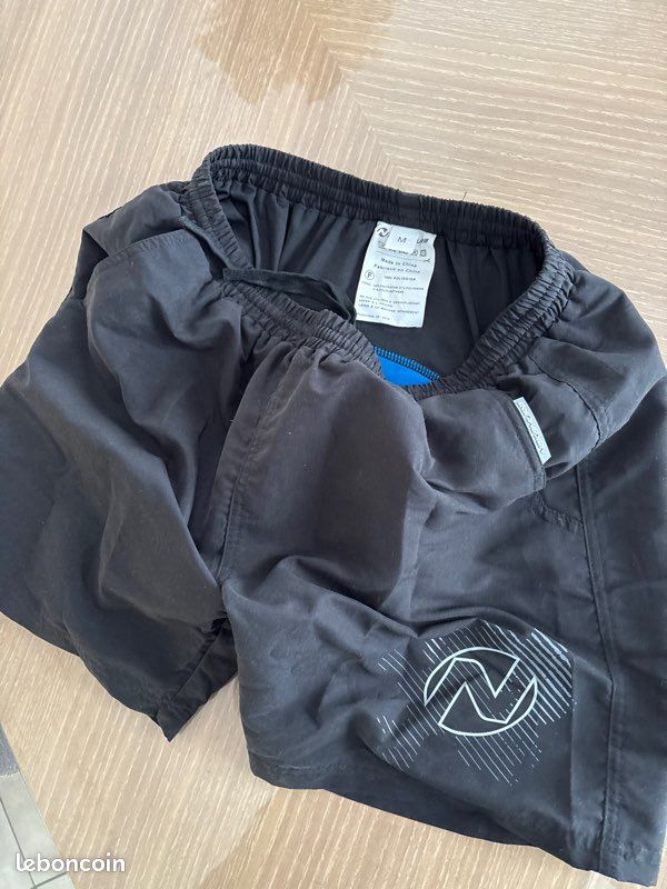 Short De Cyclisme Rampar Vintage Années 70 – Taille L, Noir, 100% Nylon, Fabriqué Au Japon