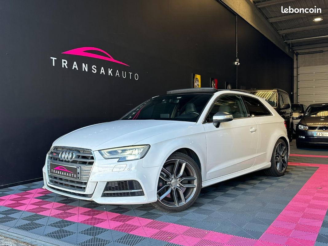 AUDI S3 SPORTBACK 8v2 2.0 TFSI 310ch S tronic 7 Quattro/ Toit ouvrant / Sièges RS /4 pneus neufs/Historique d'entreti (image 1)