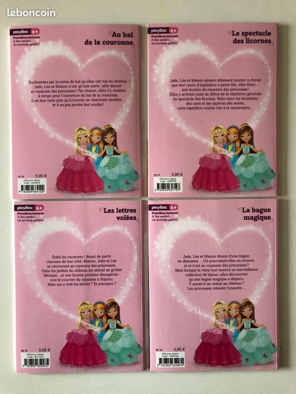 Livre (1,2,3,Princesse) lot de 4 (image 2)