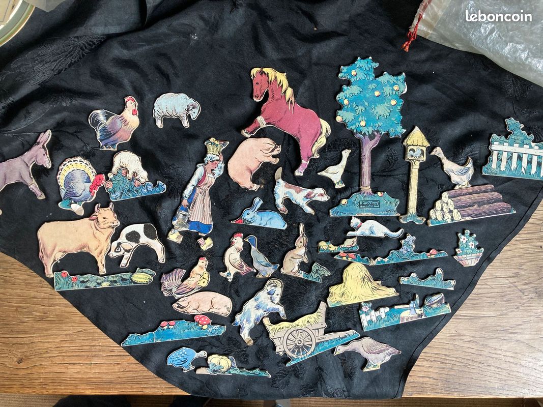 Jeu de loto à imprimer: les animaux de la ferme