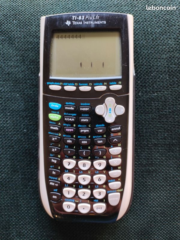 Calculatrice Texas Instruments TI-83 Graphique – Idéale Lycée & Études – Fonctionne Parfaitement