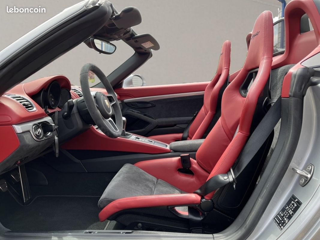 Porsche Boxster Spyder 981 3.8 375cv Atmo Flat6 BVM6 Chrono Sport Plus PSE LIVRAISON POSSIBLE (image 4)