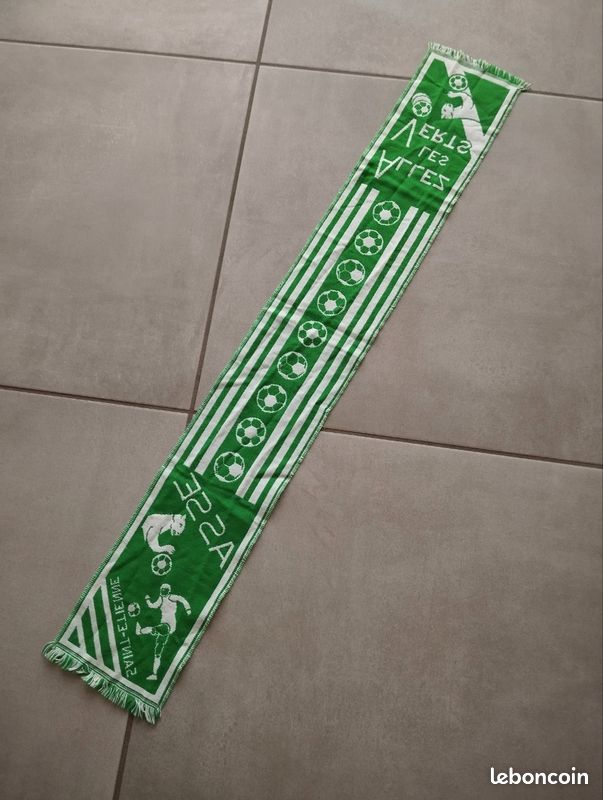 Petit drapeau ASSE Allez les verts - 1981