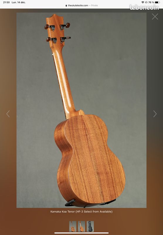 Ukulele Kamaka ténor HF-3 (image 10)