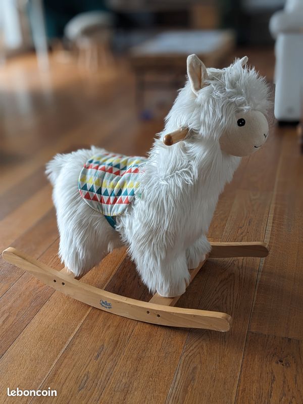 Porteur bébé lama à bascule (image 3)