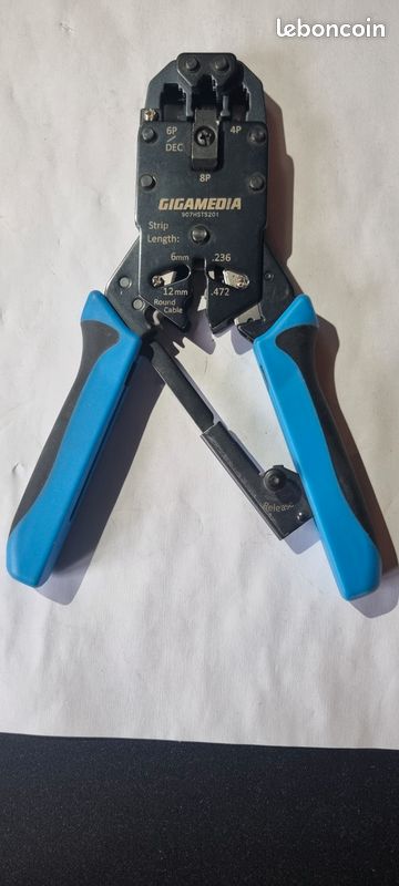 Gigamedia - Pince A Sertir Eco 8P Rj45 - 907H210N