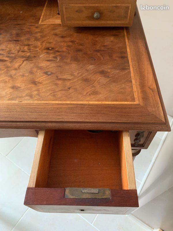 Bureau secrétaire ancien bois (image 7)