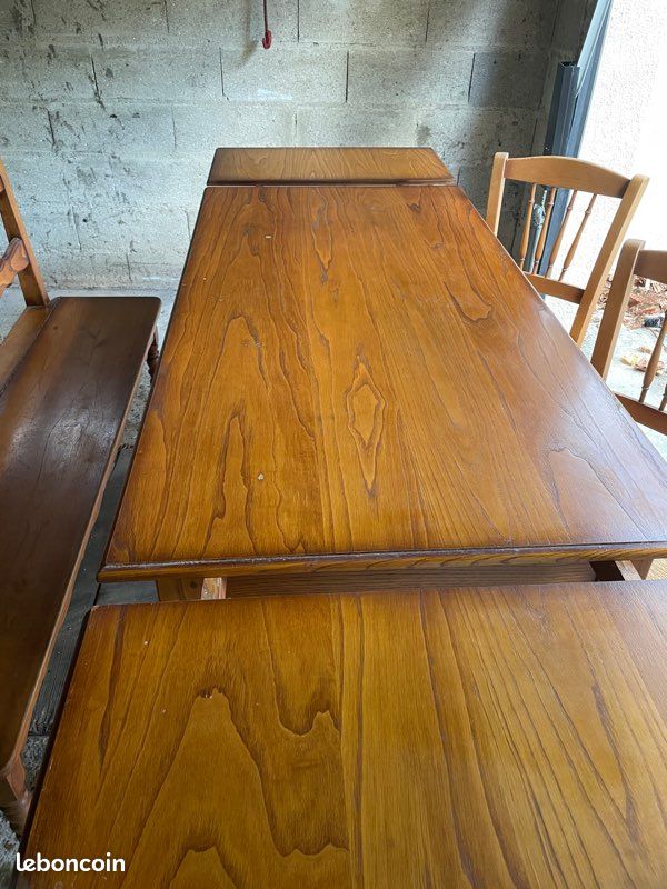 Table en bois avec rallonge (image 3)