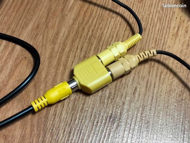 Sony Playstation 1 PS1 [NAMCO G-CON] GUN AV MULTI OUT ADAPTER CABLE Officiel 🟢 - Consoles