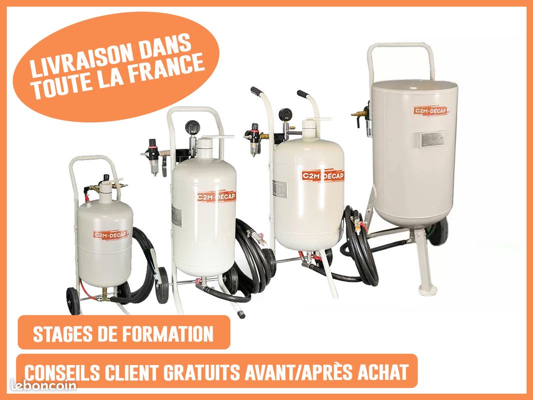 Sableuse C2M ECO – AEROCAP pour Décapage Bois, Métal, Pierre (image 2)