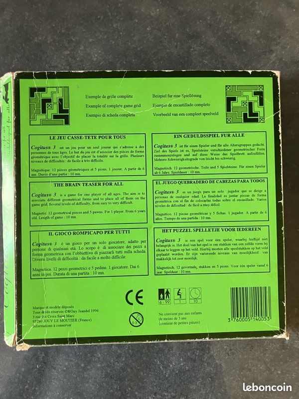 Jeu Casse-tête Cogitus numéro 3 (image 6)