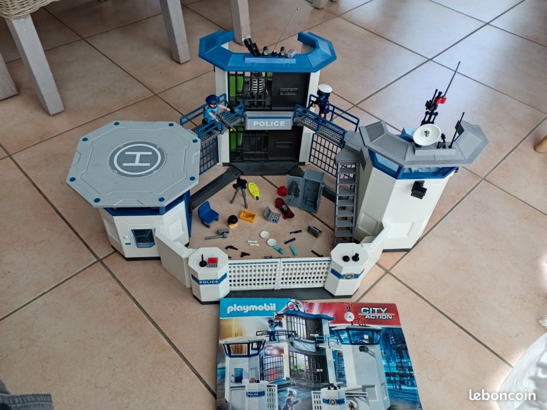 Police Headquarters Carcel Policia Playmobil Comisaria De Policia