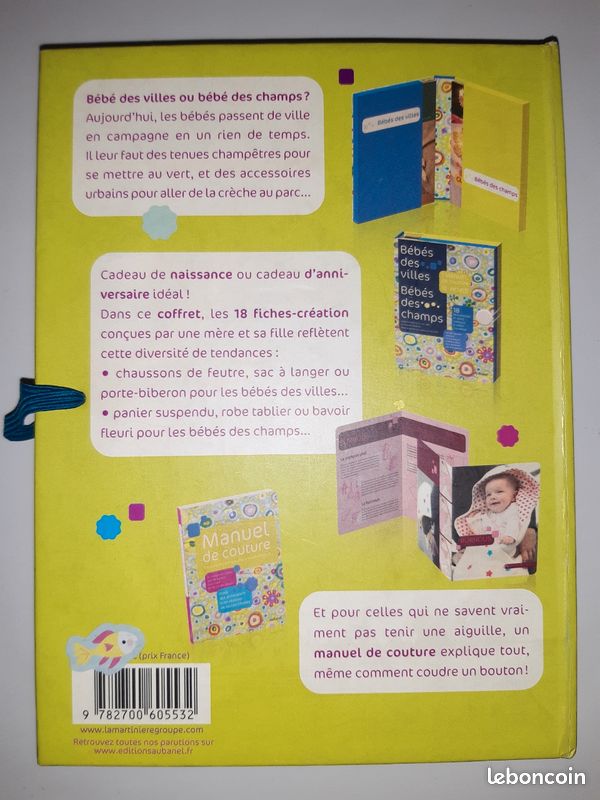 Livre de couture Bébés des villes Bébés des champs (image 3)